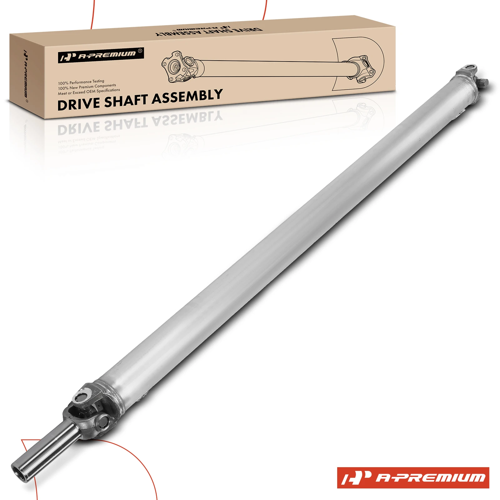 A-Premium Rear Aluminum Driveshaft Prop Shaft Assembly for Chevrolet Suburban 2500 2008-2013 Express 2500 Express 3500 2010-2017