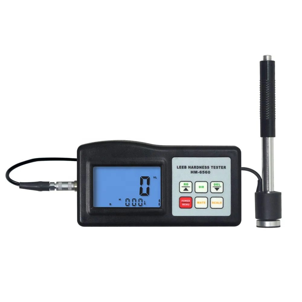 

Digital HM-6560 Portable Leeb Hardness Tester Meter Metals Durometer Measuring Range 200 ~ 900 HLD