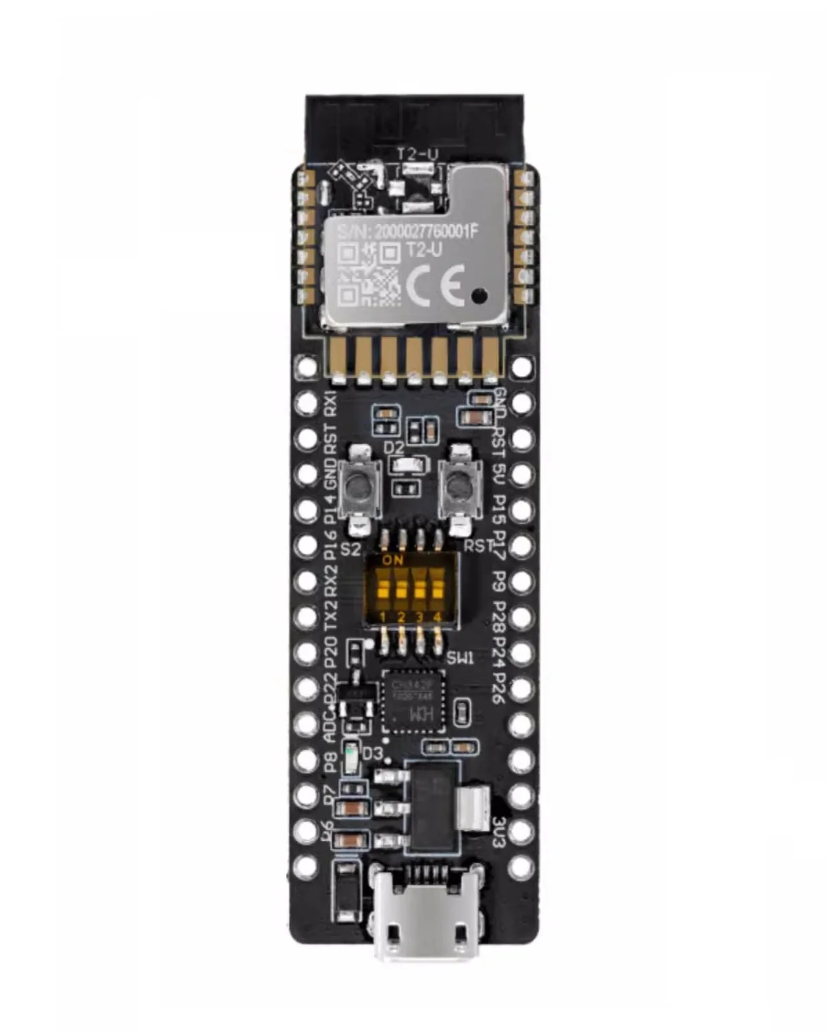 

TuyaOS T2-U Wi-Fi/Bluetooth IoT Development Board