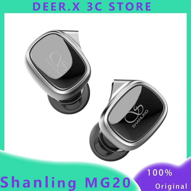 

Shanling MG20 10mm Dynamic HiFi In Ear Wired Earphones 3.5mm/TYPE-C Loop Iron Convertible Music Phone Earphones