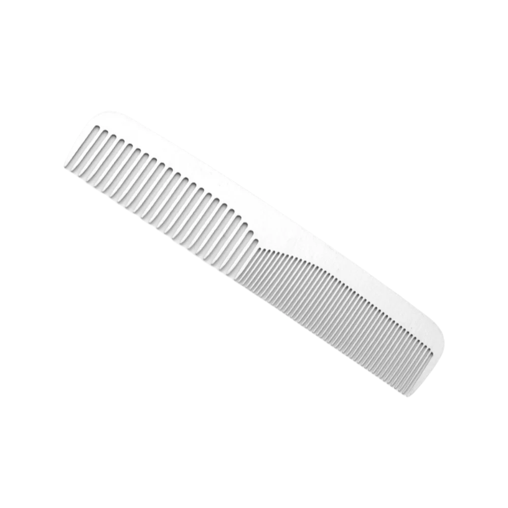 Portable Stainless Steel Beard Comb Fine and Coarse Teeth Multi-Function Double-sided Hairdressing Comb Anti-Static Folding