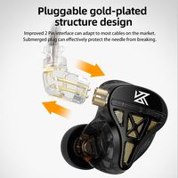 KZ-DQS Noise Cancelling HiFi Headphones, Bass Earbuds, Monitor Headphones, Sports Headset, New Arrival