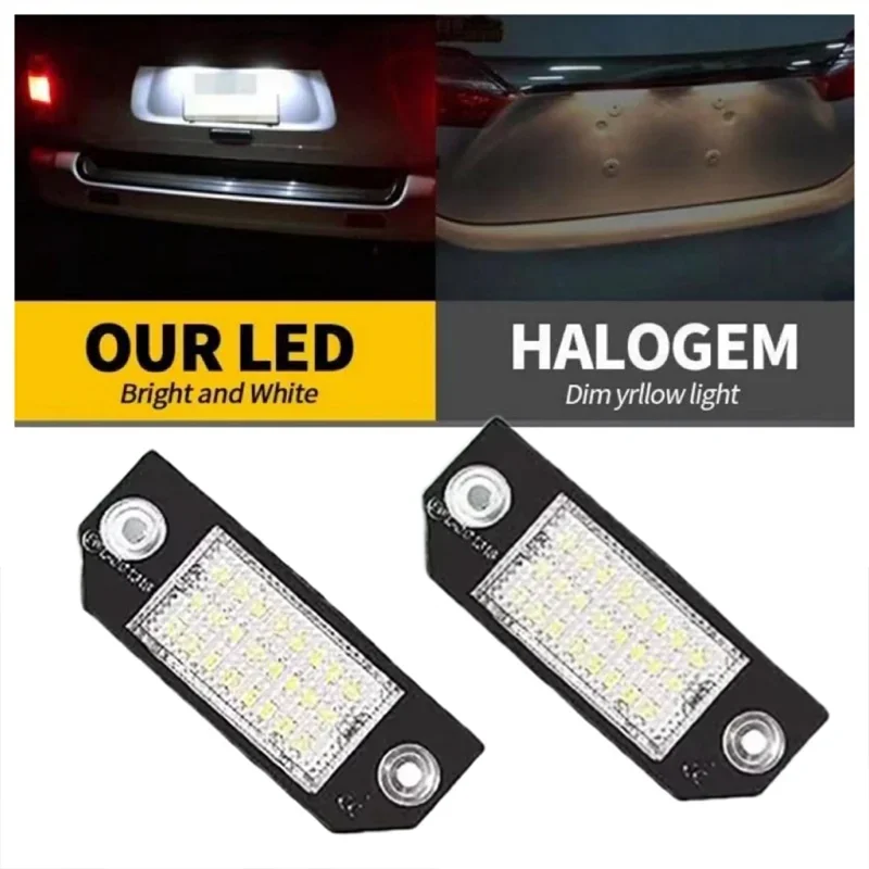 

2x LED Number License Plate Light Lamps Lighting Upgrade for Ford Focus C-MAX 2003-2021 2022 2023 2024 2025 Ford Focus MK2 03-08
