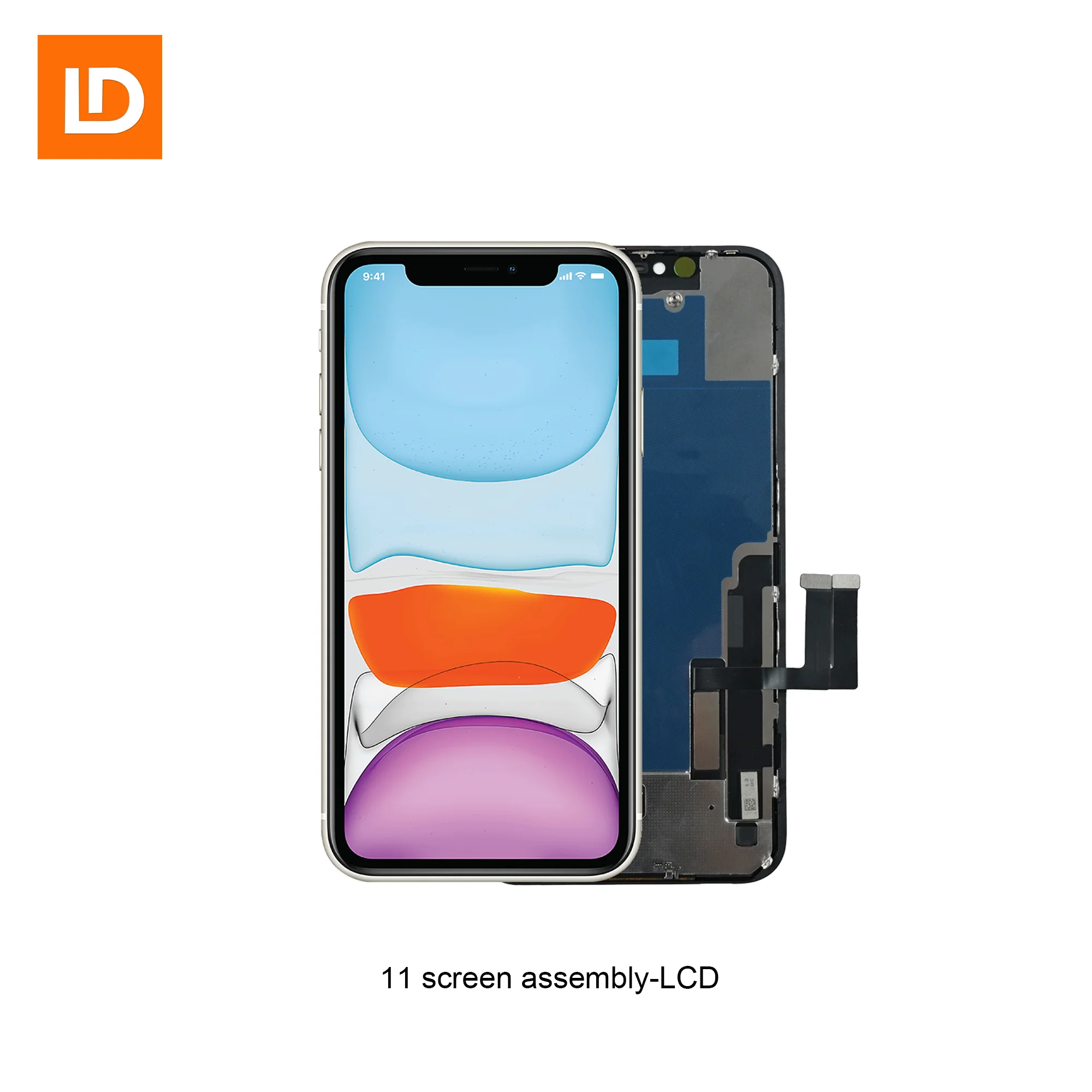 JCID OLED Movable IC Screen Flexible Screen for 11/12/13/14/15 Series 400cd+ Luminance 1-year Support Customized Packaging