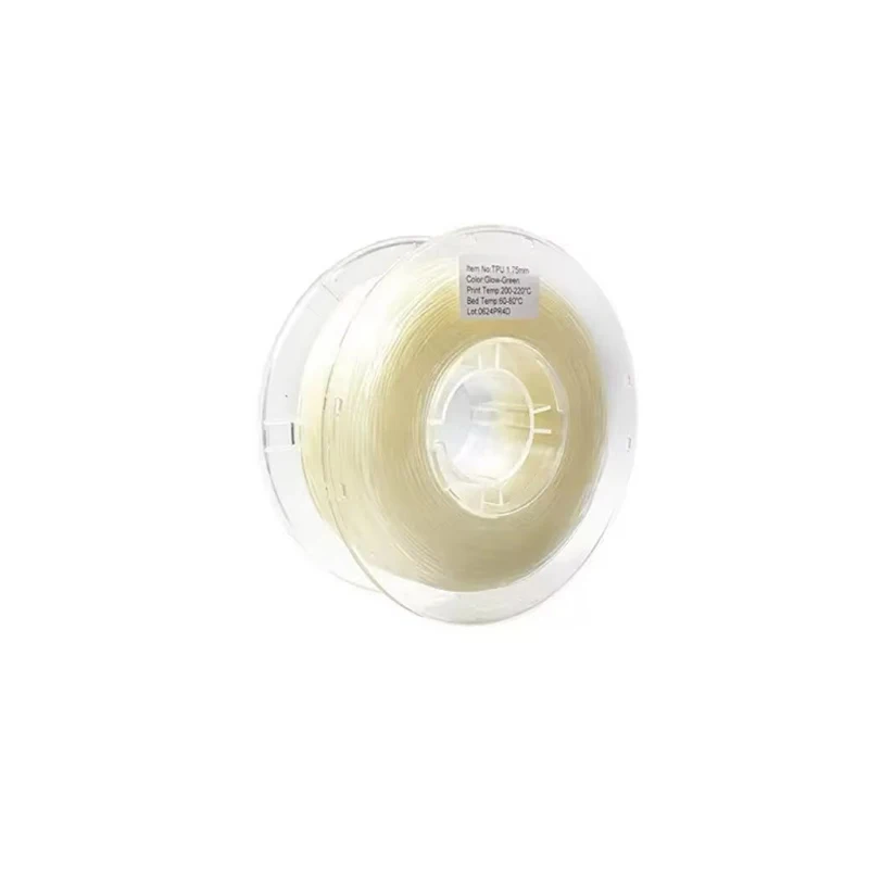New Product Glowing Pink 3D Printing Filament Glow-in-the-Dark Elastic Soft Material TPU Filament 1kg 4