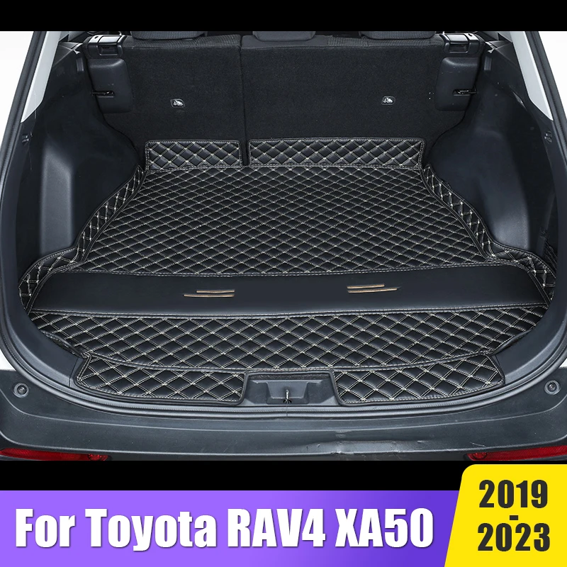 

Custom Car Trunk Mat For Toyota RAV4 XA50 2019 2020 2021 2022 2023 RAV 4 Hybrid Cargo Liner Carpets Interior Accessories Cover