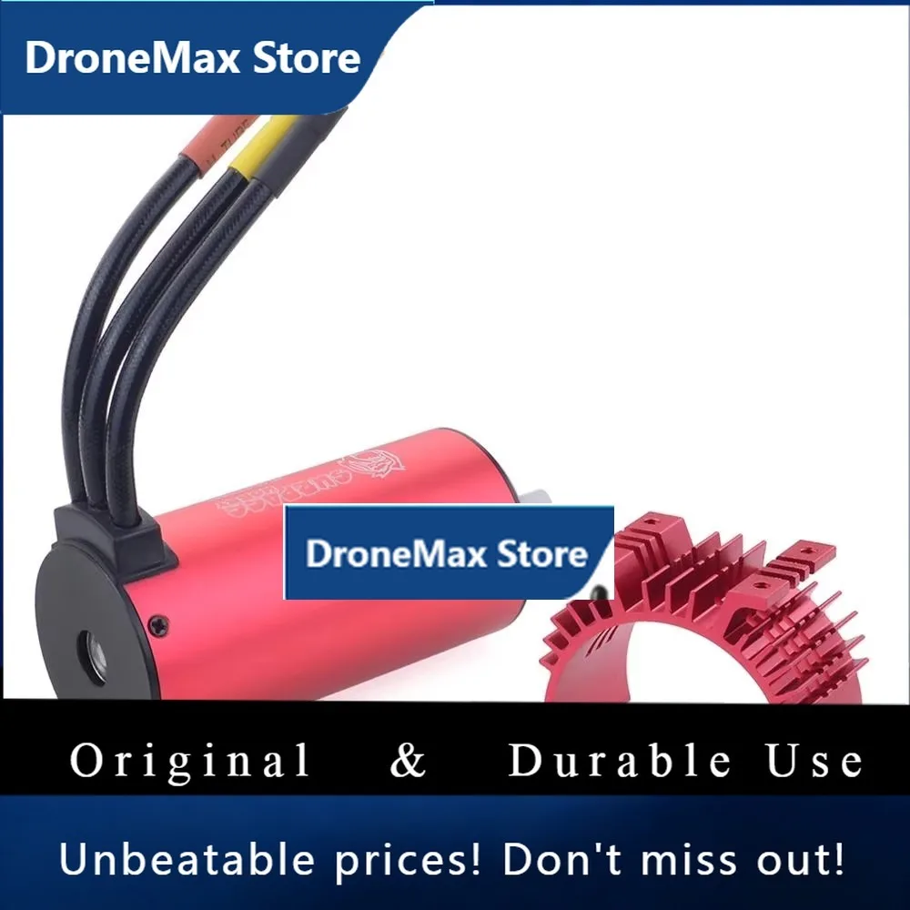 DroMaRc 3674 2250KVBrushless Motor +120A Waterproof Brushless Esc 2-3S W/Heat Sink + S1500M 15KG Servo For 1/10 1/8 RC Truck Car