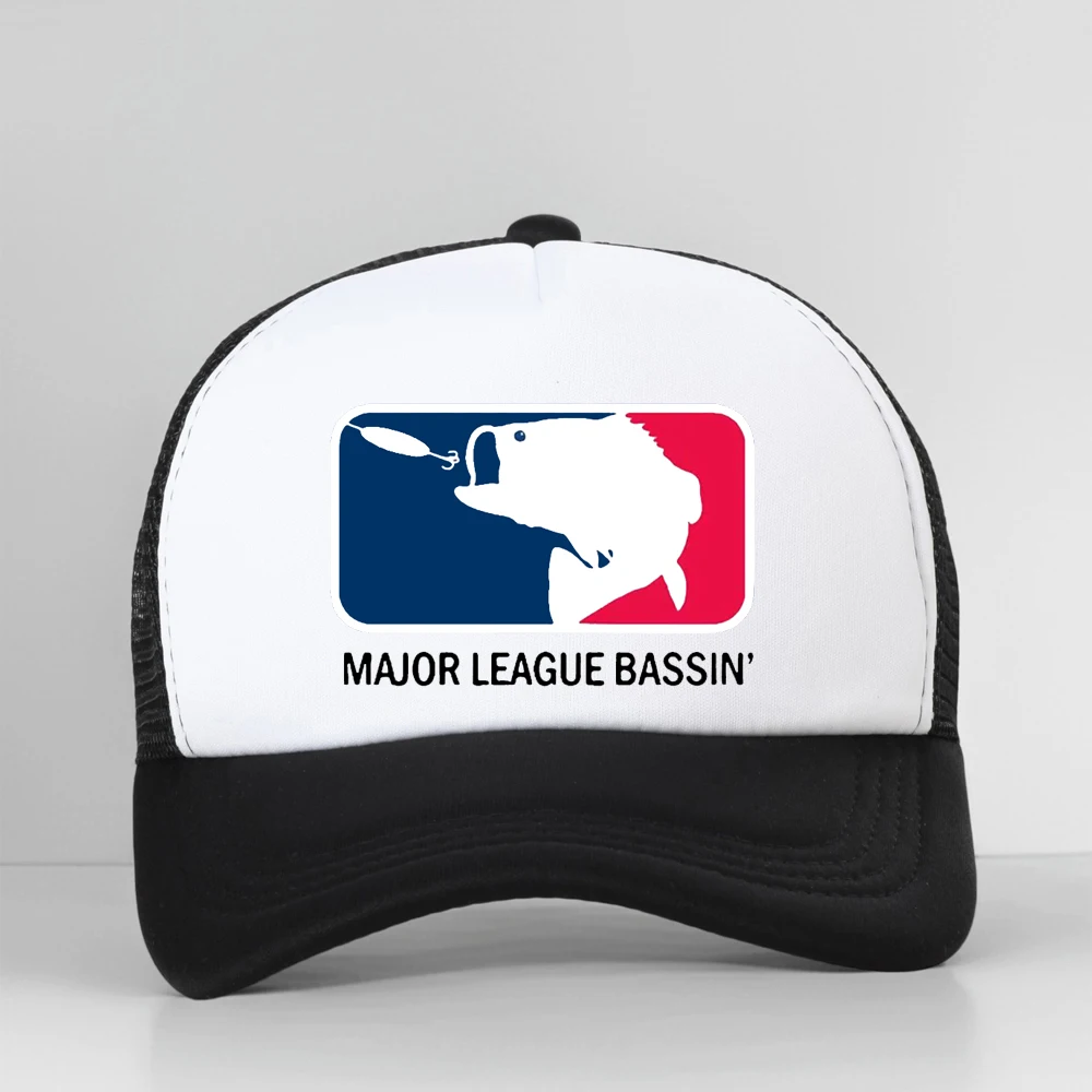 

Bass Fishing Fish Bait Carp Angling Baseball Cap Vintage Outdoor Dad Hat Summer Visor Mesh Breathable