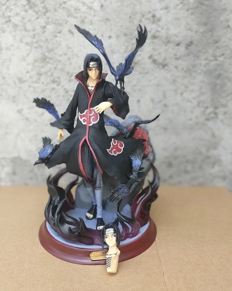 بانداي 27 سنتيمتر الشكل Itachi GK عمل الشكل شيبودن أنيمي نموذج اوزوماكي اوتشيها ايتاشي أكاتسوكي بولي كلوريد الفينيل تمثال تحصيل اللعب