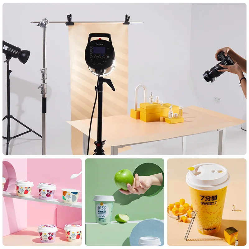 60x130cm Frosted/Glossy 2 in 1 PVC Photographic Backdrops Professional Dualsided Background Board Matt Waterproof Shooting Props