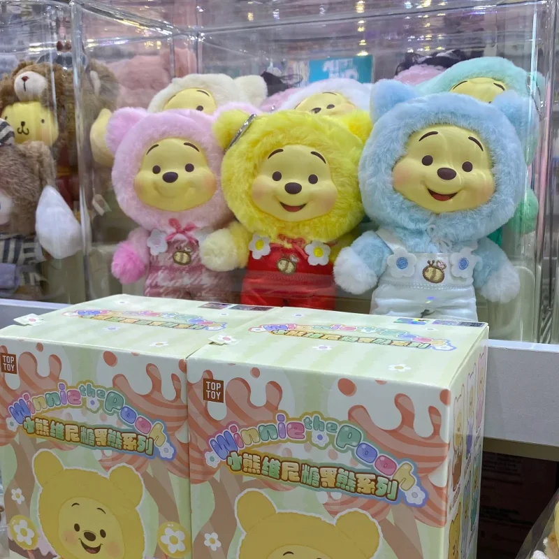 

Оригинальная серия Disney Winnie The Pooh Candy, слепая коробка, милая кукла, медведь Pupu, аниме, периферийная подвеска, слепая коробка, игрушки, подарок