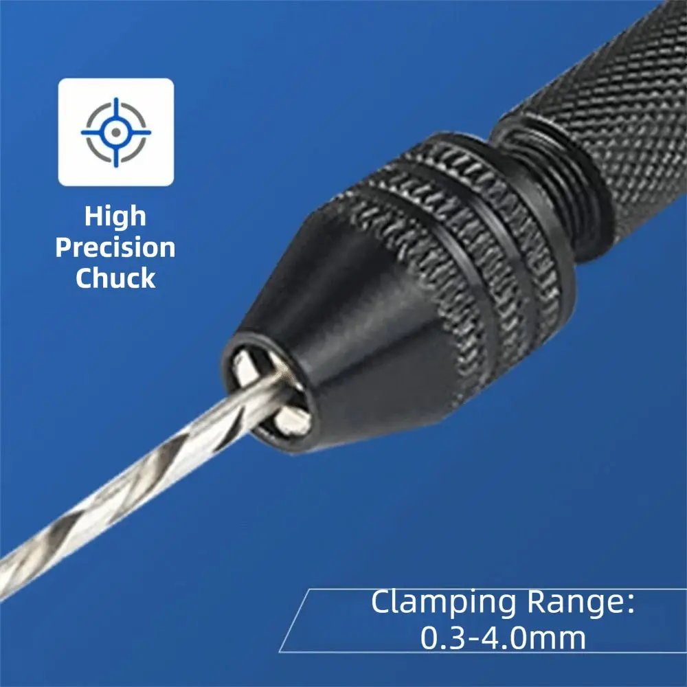 

Micro Twist Hand Twist Drills Set 0.6-3mm DIY Hole Maker Precision Drill Pin Vise Drill Bits Set Woodworking Model