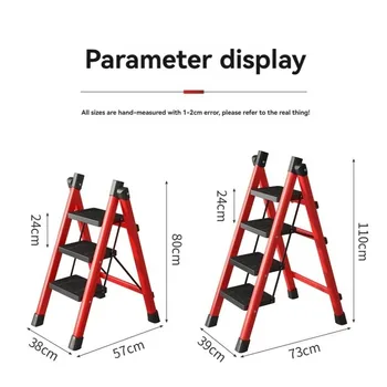 סולם מתקפל, נייד, חומר עבה, נפ...