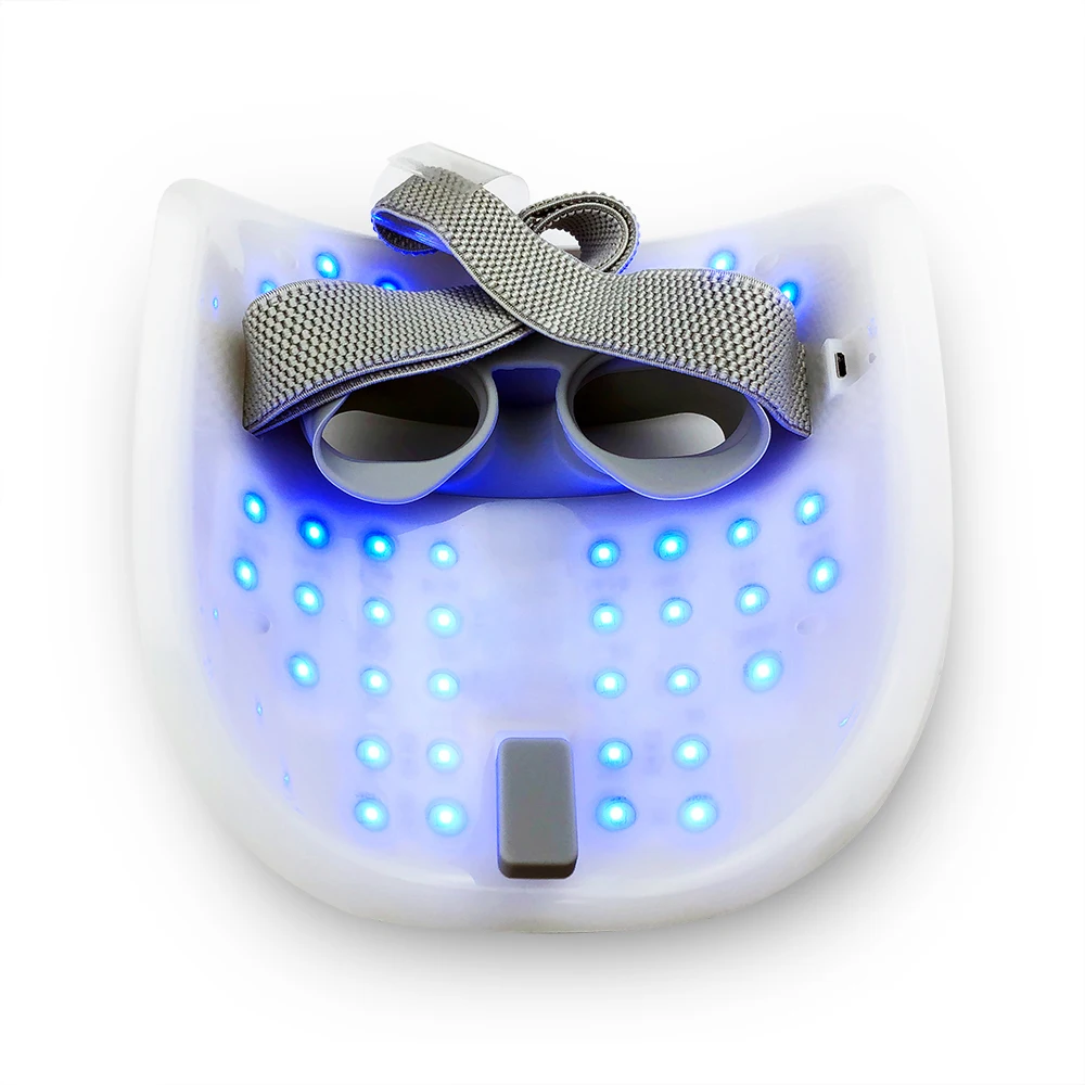 Portable Home Facial SPA LED Mask Rechargeable Red Blue Lights Multi-function LED Facial Mask