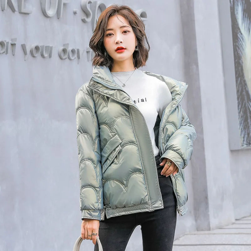 Winter Puffer Coat for Women 2024 Padding Cold Women\'s Down Jacket Quilted Super Hot Coats Snow Elegant Cropped Parkas New In