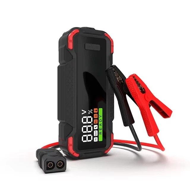 4000A 24000mAh Car Jump Starter Battery Pack Power Bank USB Charging Output 12V Starting 2000A Big Motorcycles 10 Liter