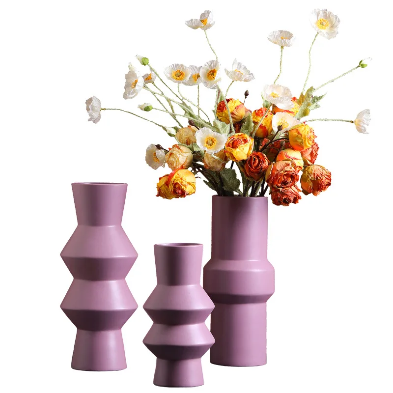 Nordic Art Morandi Ceramic Vase Decoration, Flower Arrangement, Creative Home Decoration