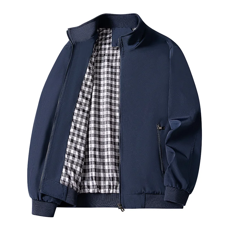 

Waterproof Jackets for Mens Casual Coat Solid Color Workwear Windproof Coats Men's Business Jacket New Spring Autumn Men Jacket