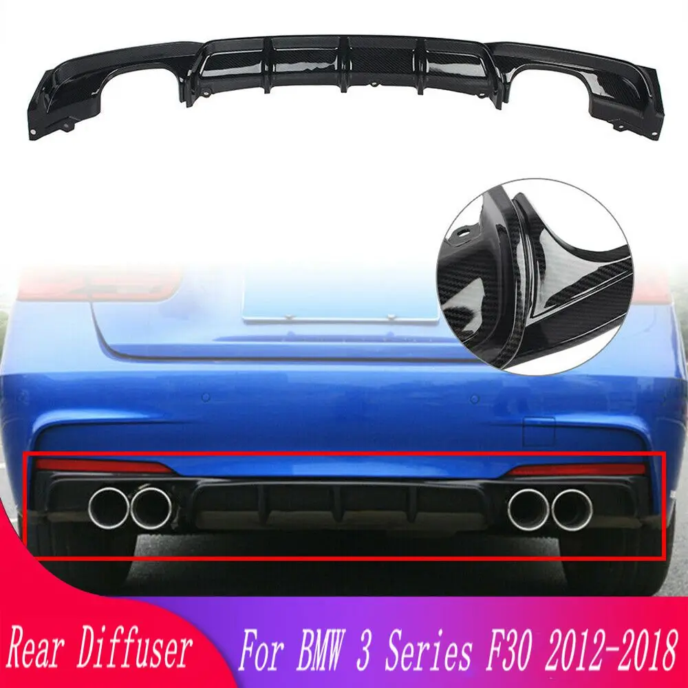 

Car Rear Bumper Lip Diffuser Spoiler For BMW 3 series F30 F31 320i 328i 330i 335i 340i M-sport 2012 2013 2014 2015 2016 2017 18