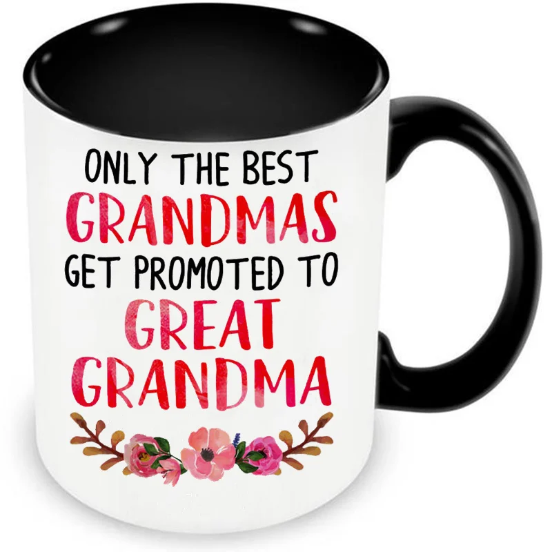 

Grandma Mugs Nana Coffee Tea Cups Grandmother Grandparents Gifts Coffeeware Home Decal Teaware Mugen Tableware Beer Drinkware