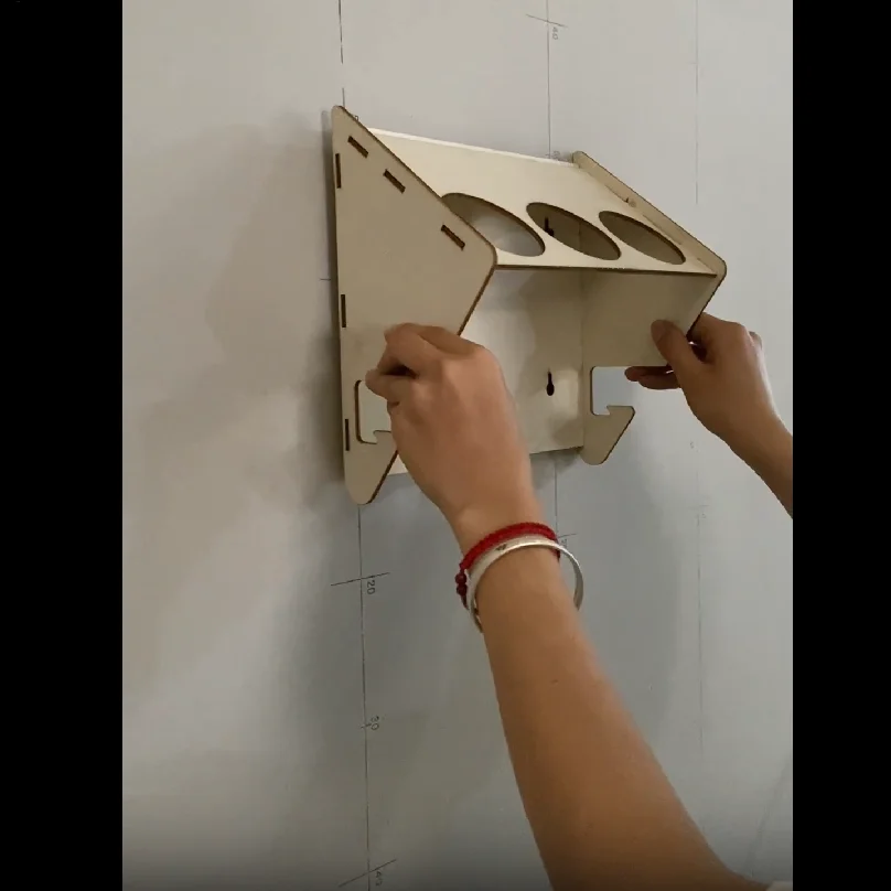 3-Layer Spray Can Holder Large Capacity Paint Bottle Organizer Spray Paint Storage 9-Can Paint Can Holder Spray Wall Shelf