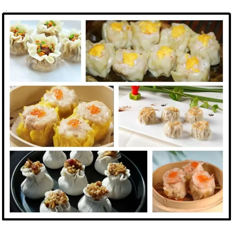 Dumpling Making Machine Fully Automatic Sambusa Samosa Soup Dumpling Steamed Stuffed Bun Maker 220V Customized Commercial Grade