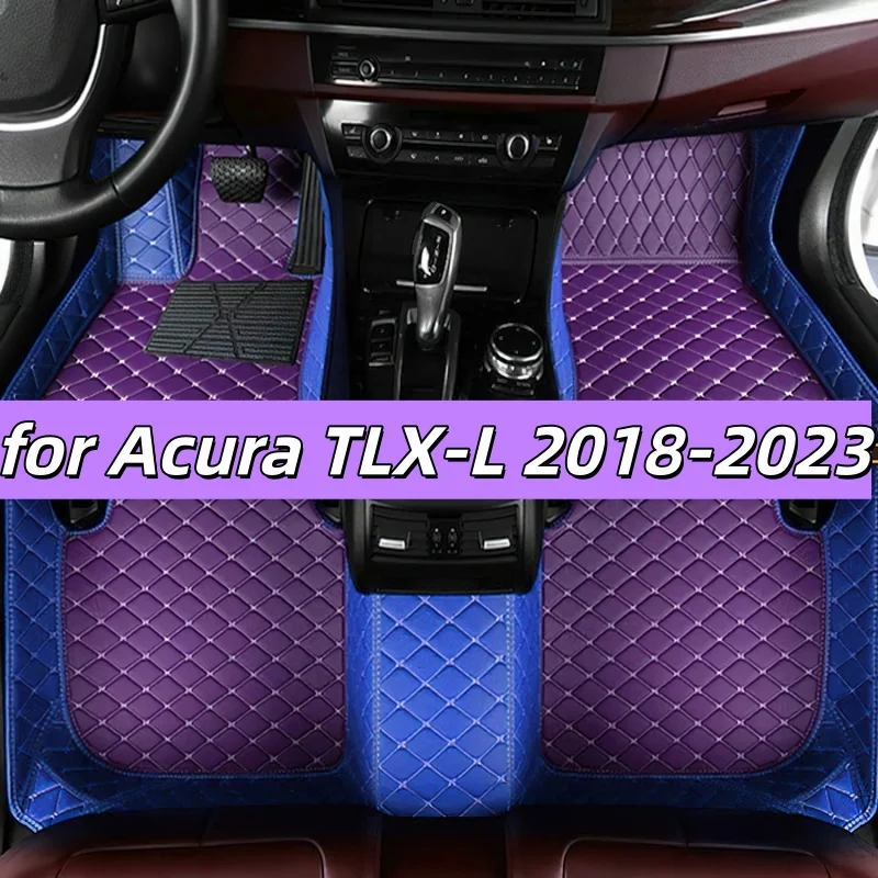 Custom Car Floor Mats For Acura TLX-L 2018 2019 2020 2021 2022 2023 Auto Carpets Foot Coche Accessories