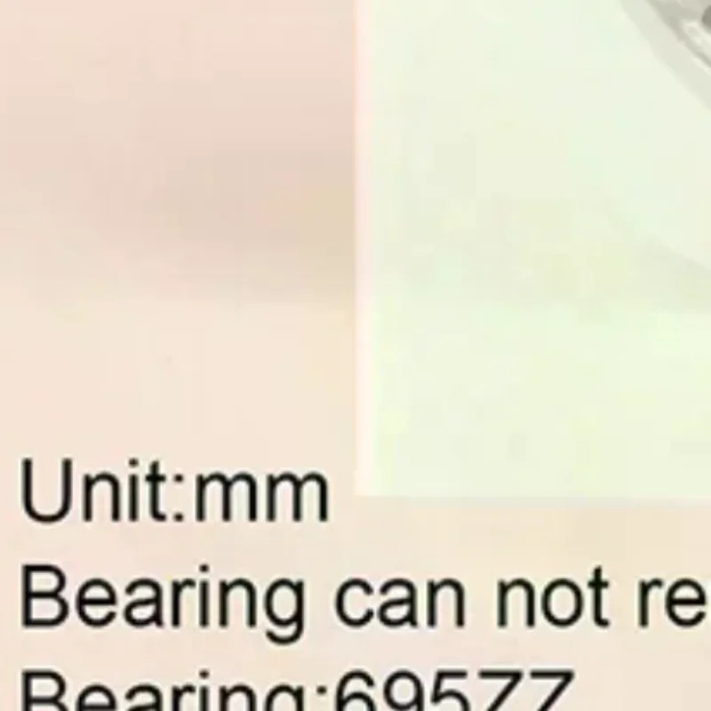 5*17*6mm Nylon Plastic Roller Guide Wheel 695zz Bearing Wheel POM Drawer Window Door Pulley Roller