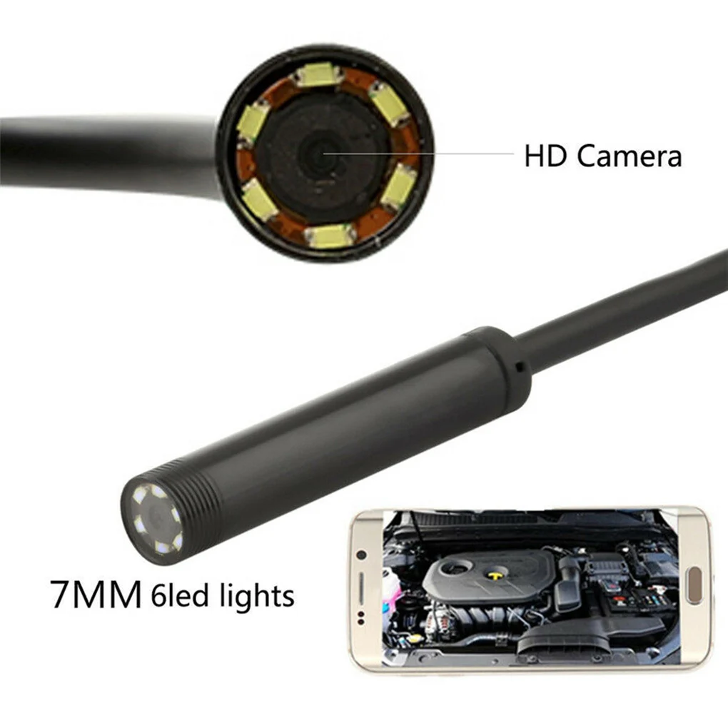 camera endoscopio impermeavel inspecao hd ip67 usb 6leds mm 2m telefone computador 01