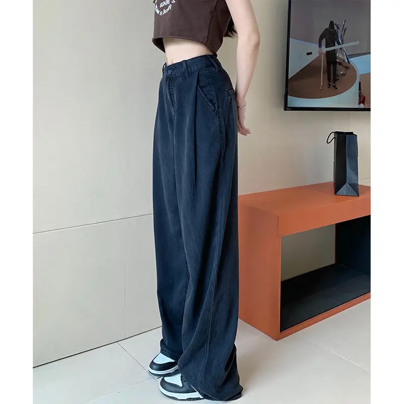 Y2k queimado jeans mulher térmica inverno quente velo forrado engrossado moda feminina confortável aconchegante macio pelúcia veludo