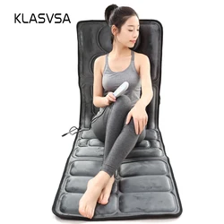 Electric Vibration Massage Cushion Heating Neck Back Massager Relaxation Health Care
