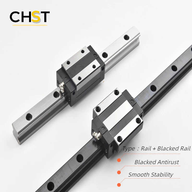 thk Interchangeable HSR25A LA HSR25R LR TRH25AC Linear Motion Guide Rail Block TRH25B L-200 300 500 800 1000 1200 1500mm CNC XYZ