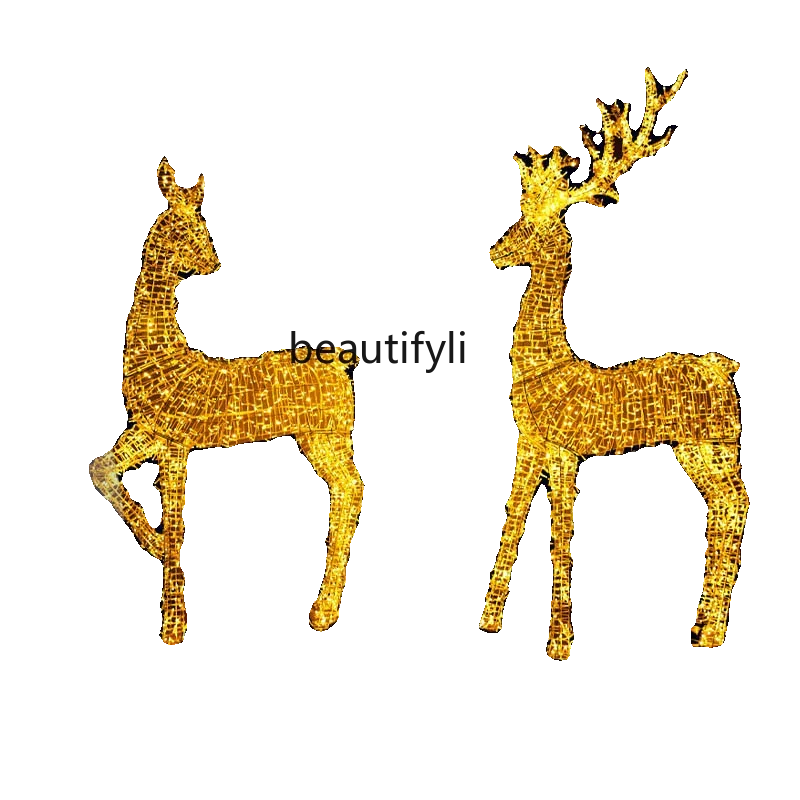 2.7 meters batch size product luminous decoration deer child outdoor Christmas elk light ornament