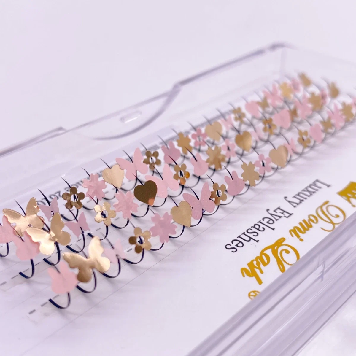 ثلاثية الأبعاد شجرة عيد الميلاد الرموش الصناعية هالوين مزيج اللون بريق الرموش الفردية المنك لينة الطبيعية لامعة الديكور ماكياج لاش