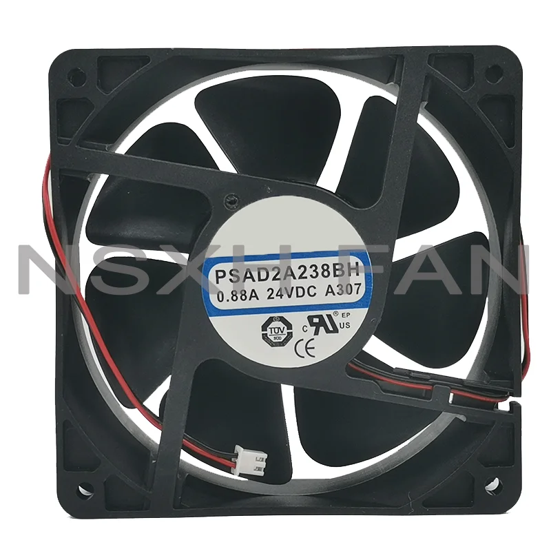 Ventilador do inversor PSAD2A238BH, 0.88A, 24V DC, 12cm, Novo