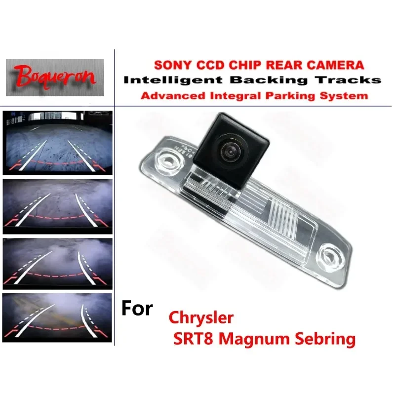 

for Chrysler SRT8 Magnum Sebring CCD Car Backup Parking Camera Intelligent Tracks Dynamic Guidance Rear View Camera