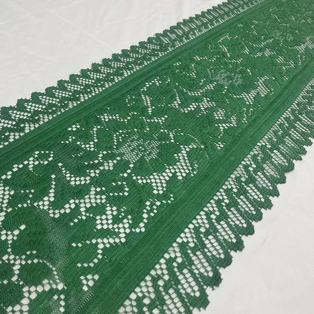 

Green 33X150Cm Hollow Out Tablecloth Saint Patrick'S Day Party Cover Creative Decoration Buffet Picnic Dining Table Flag