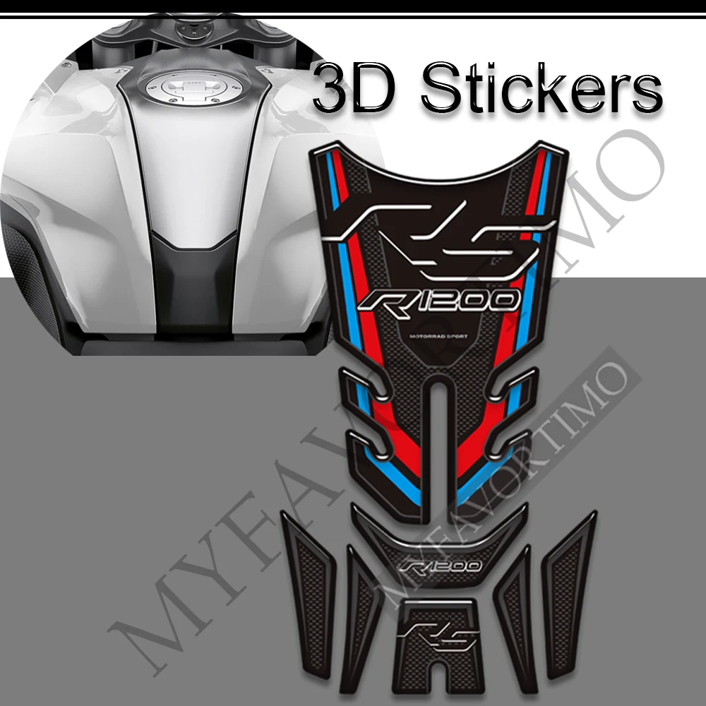 

R1200RS Motorcycle fuel tank pad decoration protection sticker flower paper fish bone sticker for BMW R1200RS R 1200 RS R1200