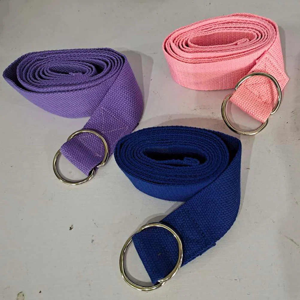 

3Pcs Yoga Stretch Bands Double Rings Durable Resistance Bands for Workout Fitness Exercise Hip Strengthening Tension Band
