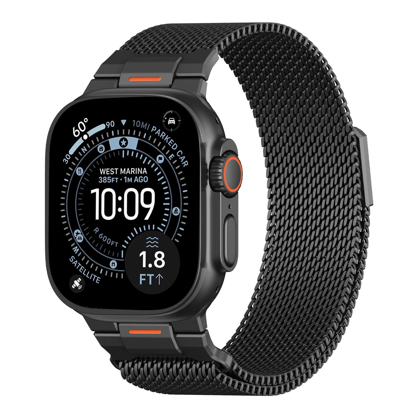Für Apple Watch Ultra2 3 Band 49 mm 46 mm 44 mm 41 mm 45 mm 42 mm 40 mm Milanese Loop Armband iWatch Serie 11 10 9 8 7 se Metallarmband