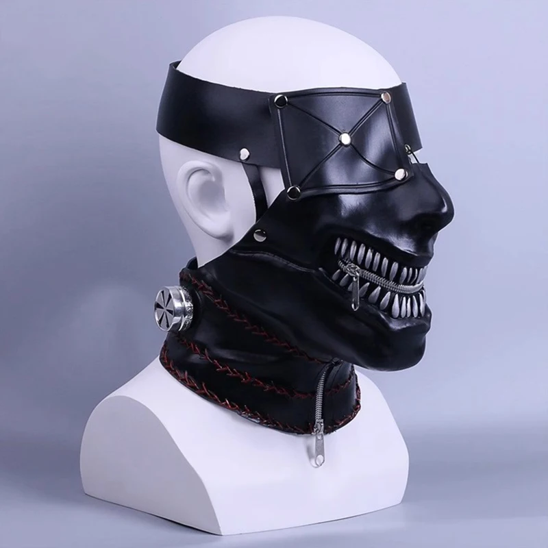 

2026 new Kaneki Ken Cosplay Mask Movie Tokyo Ghoul One Eyed Ghoul Mask Halloween Carnival Props
