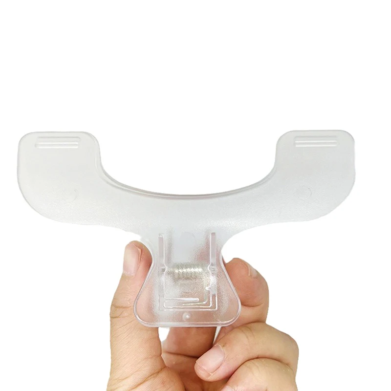 

Simple Fixed Book Clips Frosted Transparent Page Holder For Reading Tool Memo Clip Kawaii Desk Accessories Practical Note Holder