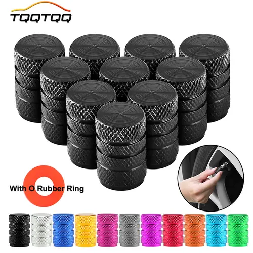 Tapas de válvula de neumático de aluminio, tapas a prueba de polvo, cubiertas de vástago universales para coches, bicicletas y bicicletas, camiones, motocicletas, sello hermético