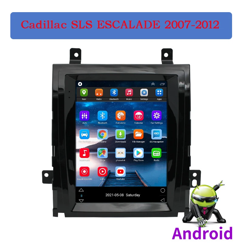 راديو سيارة لـ scalac scalade-، cadilltesla Android 11 جهاز استقبال ستيريو ، مشغل وسائط متعددة مركزي ، جهاز ملاحة دي في دي