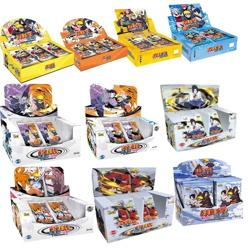 2/3/4BOX WholeSales Naruto Collection Kayou Cards Booster Board Pack Playing Games Carts Anime Gift Table Christmas Brinquedo