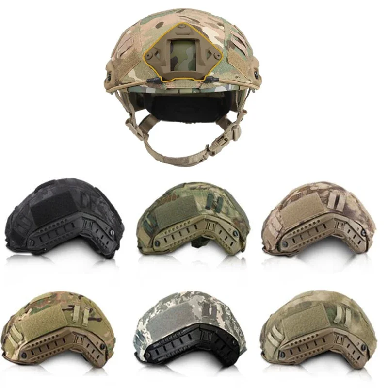 Hunting Camouflage Tactical Kryptek Helmet Cover for Ops-Core FAST PJ MH BJ CS Wargame Airsoft Helmets Ballistic Helmets Gear