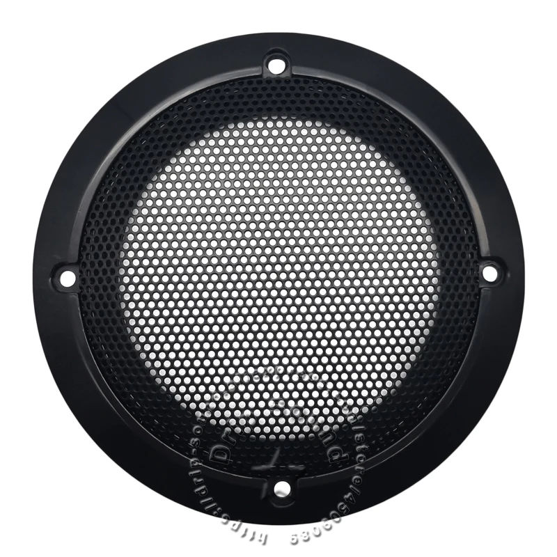 ل 3.5 "بوصة شبكة سماعات غطاء عالية الجودة سيارة المنزل تحويل الصوت صافي الزخرفية دائرة شبكة معدنية 116 مللي متر # الفضة/أسود