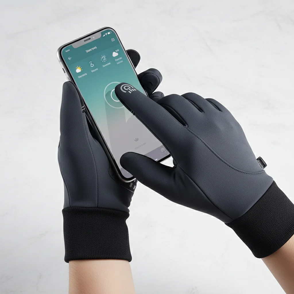 

Сенсорный экран и водонепроницаемые зимние перчатки для мультиспортов, теплые противоскользящие перчатки для езды на велосипеде, мотоцикла, бега, лыж, снаряжение для холодной погоды, Лидер продаж