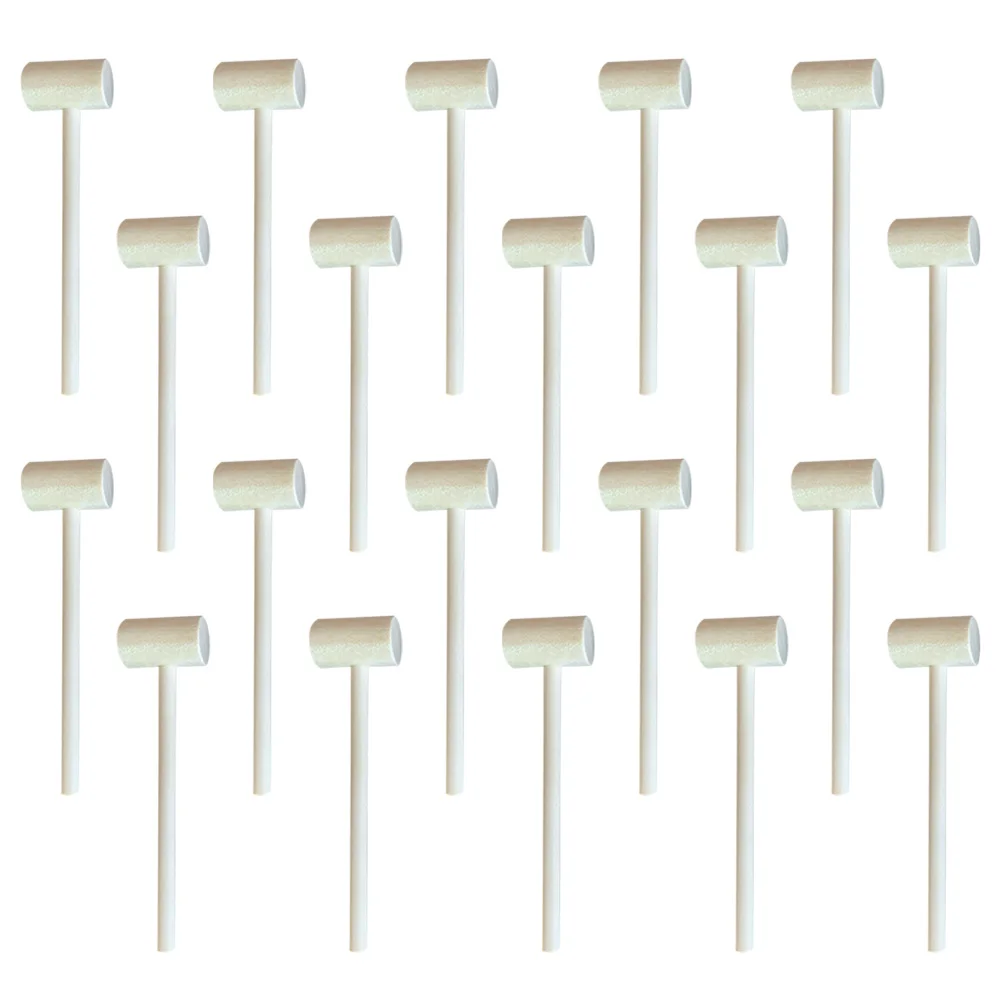 20 قطعة المطارق الخشبية الصغيرة مونتيسوري التعليمية قصف اليد التنسيق بين اليد العين مجموعة مطرقة صغيرة مطرقة خشبية