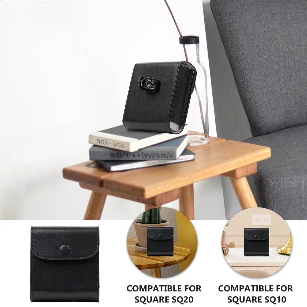 

Mini Photo Bag for Storing Film PU Case Compatible Square Sq20 Travel Friendly Photo Pouch Photography